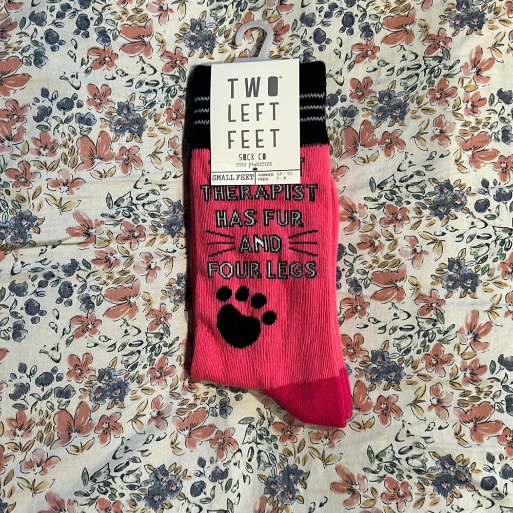 Cute Cat Related Socks, Small Feet Size